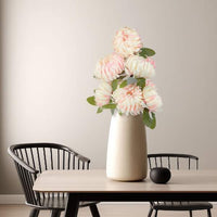 Plantă artificială decorativă - Crizantemă roz - 12 x 58 cm