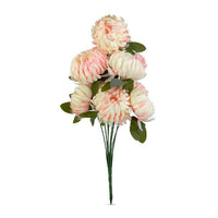 Plantă artificială decorativă - Crizantemă roz - 12 x 58 cm