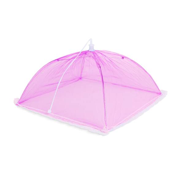 Plasă de protecție alimentară - roz - 30 x 30 cm