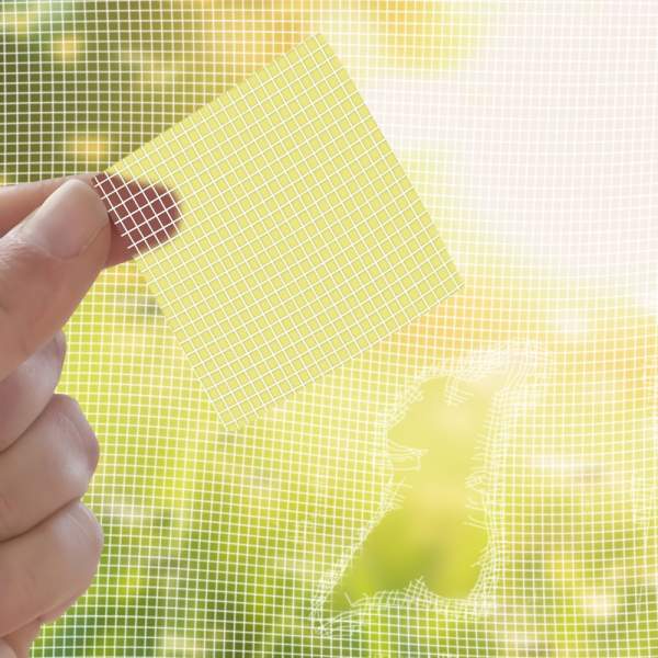 Plasture plasă de țanțari - 10 x 10 cm - alb - 4 buc/pachet