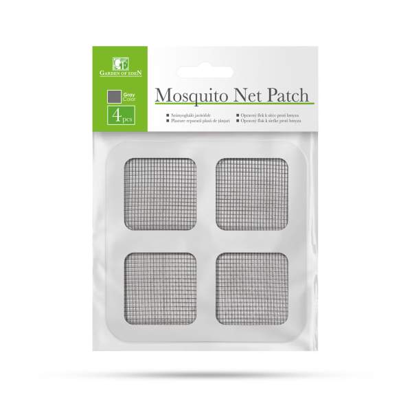 Plasture plasă de țanțari - 10 x 10 cm - gri - 4 buc/pachet