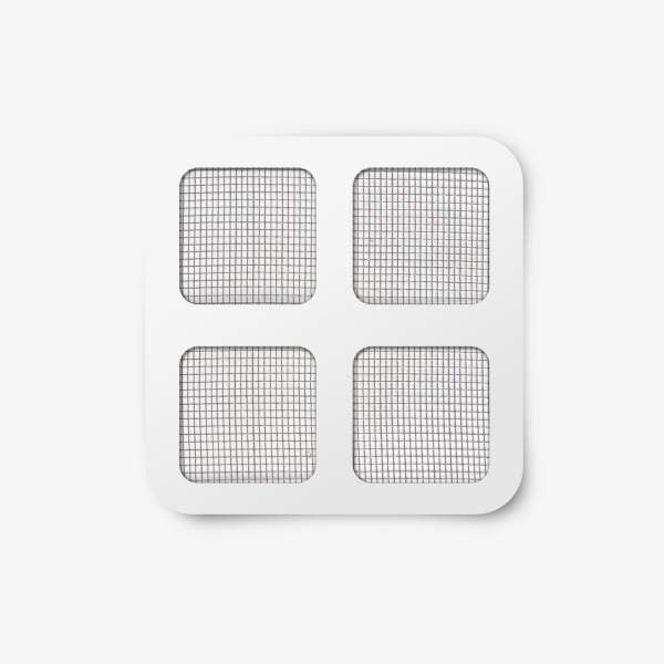 Plasture plasă de țanțari - 10 x 10 cm - gri - 4 buc/pachet