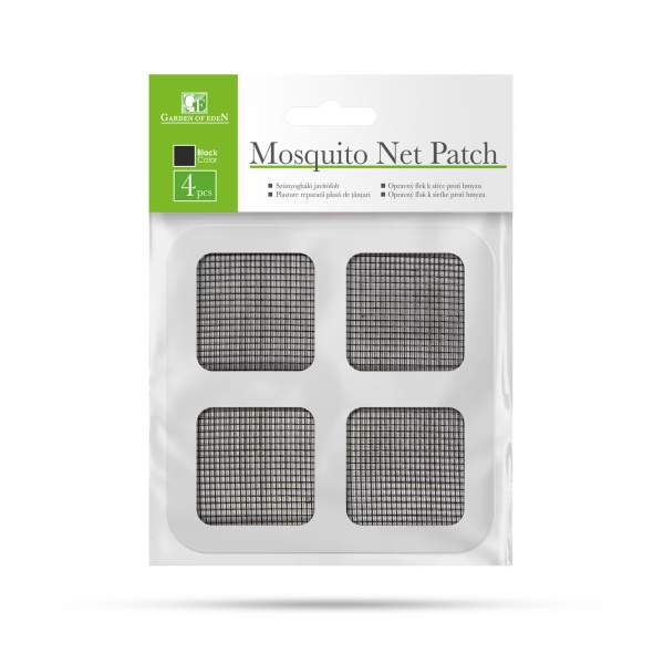 Plasture plasă de țanțari - 10 x 10 cm - negru- 4 buc/pachet