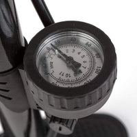 Pompă manuală pentru biciclete și atelier – 38 × 500 mm – negru – max 160 PSI