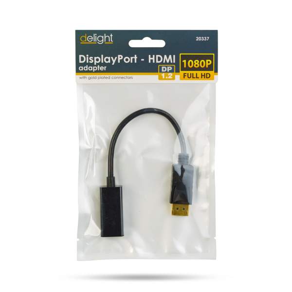 Adaptor DisplayPort la HDMI – FullHD 1080p@60Hz – 25 cm Aurit