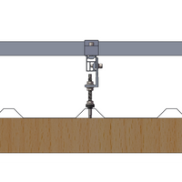 Suport tip șurub pentru montaj panou fotovoltaic pe acoperiș de tabla (în Z)