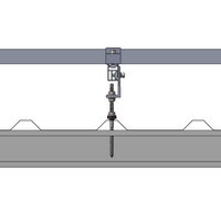 Suport tip șurub pentru montaj panou fotovoltaic pe acoperiș de tabla (în Z)