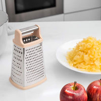 Răzătoare mare de bucătărie - culoare piersică - 16 x 12,8 x 24 cm