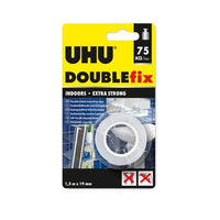 UHU Double Fix - bandă adezivă față-verso - 19 mm x 1