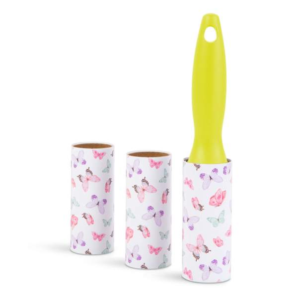 Rolă de curățat haine + mâner - 3 buc - 100 mm - 30 coli