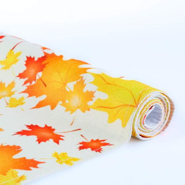 Runner de masă cu model de toamnă, poliester – 120 x 33 cm