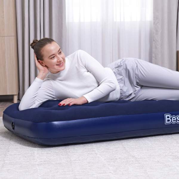  velour - albastru - 185 x 76 x 22 cm