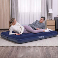  velur - albastru - 191 x 137 x 22 cm