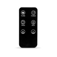 Șemineu electric - 1000/2000 W Bewello - încălzitor radiant + LED - 37 x 22 x 56 cm