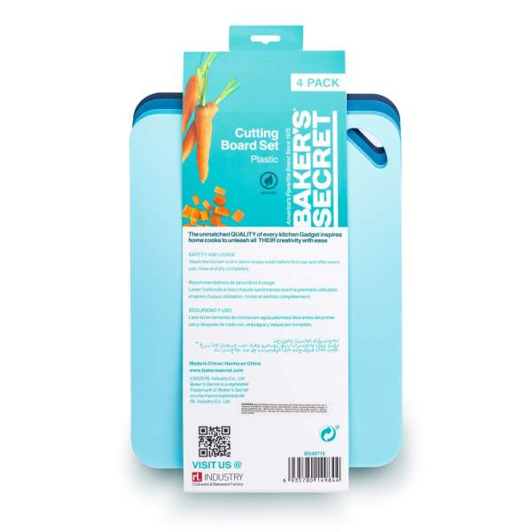 Set 4 piese - plăci de tăiat Baker's Secret - 38 x 29 cm