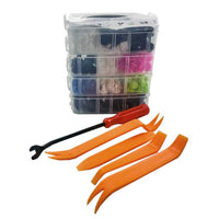 Set 470 buc cleme din plastic + 5 unelte Carguard