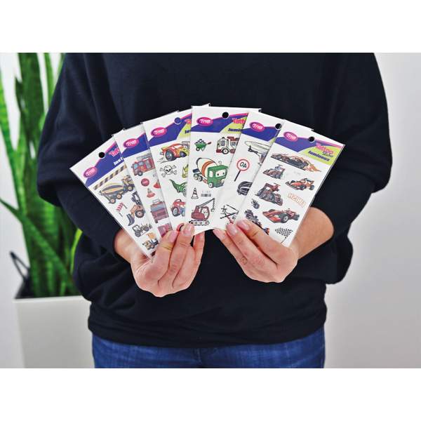 Set autocolante pentru tatuaj vehicul - 53 buc/pachet