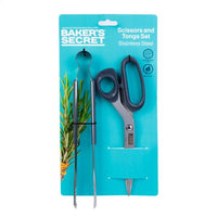 Set clește și foarfecă din oțel inoxidabil Baker's Secret