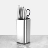 Set cuțite cu suport - 7 bucăți - oțel inoxidabil