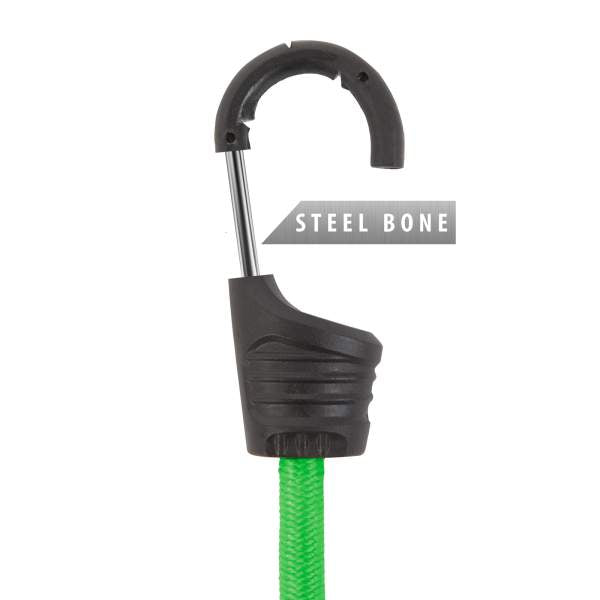 Set de cordeline de fixare profesionale - Verde - 90 cm x 8 mm - 2 buc. / pachet