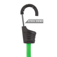 Set de cordeline de fixare profesionale - Verde - 90 cm x 8 mm - 2 buc. / pachet