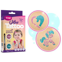 Set de tatuaje cu sclipici pentru cai și unicorni Tytoo