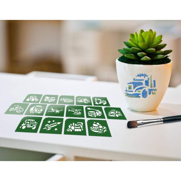 Set de tatuaje cu sclipici pentru vehicule TyToo