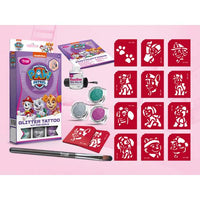 Set de tatuaje cu sclipici TyToo Paw Patrol pentru fete