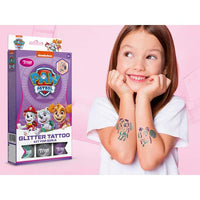 Set de tatuaje cu sclipici TyToo Paw Patrol pentru fete