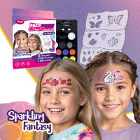 Set de vopsea facială Sparkling Fantasy - 6 șabloane Tytoo