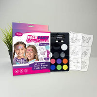 Set de vopsea facială Sparkling Fantasy - 6 șabloane Tytoo