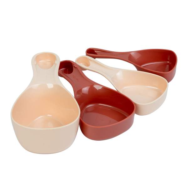 Set linguri de masura - plastic - 17 x 9,3 x 6 cm - 4 buc/pachet