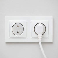 Set mufe de protecție priză - plastic - alb - 6 buc / pachet