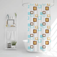 Set perdea de duș cu burete de baie – 180 x 180 cm