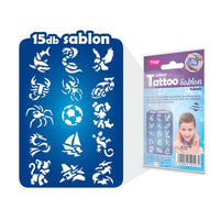 Set șabloane tatuaje - pentru băieți - 15 buc