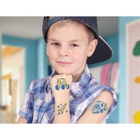 Set șabloane tatuaje - vehicule - 15 buc