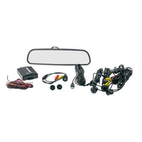Set senzori de parcare cu camera video și ecran în oglinda retrovizoare - Carguard