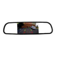Set senzori de parcare cu camera video și ecran în oglinda retrovizoare - Carguard