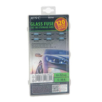 Set siguranțe de sticlă în cutie de depozitare - 120 buc - 5-30A