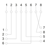 Soclu de perete8P8C FTP Cat.5