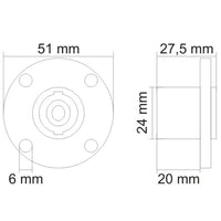 Soclu Speakonmontabil4 poli
