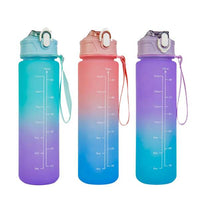 Sticlă sport – 750 ml – opacă – degrade albastru-mov