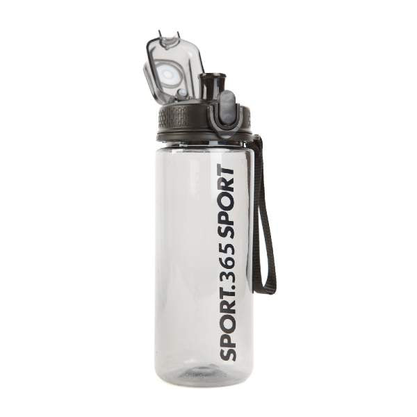 Sticlă sport – plastic transparent – 600 ml – 3 culori