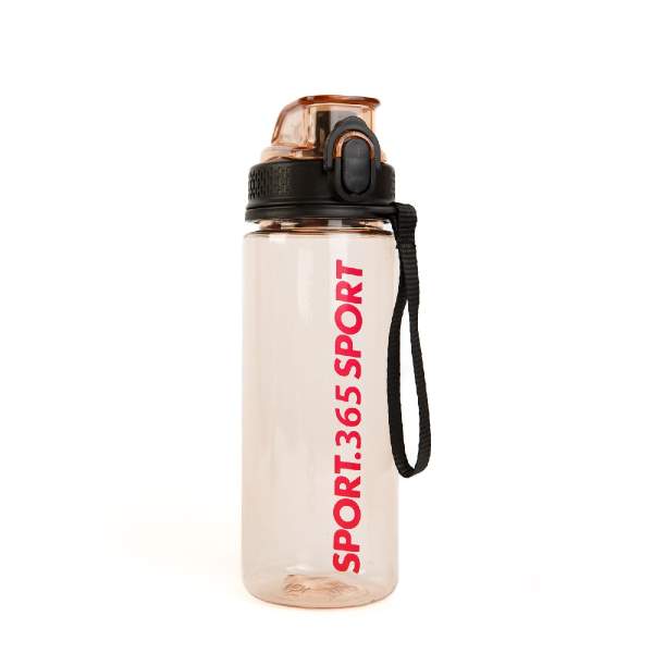 Sticlă sport – plastic transparent – 600 ml – 3 culori