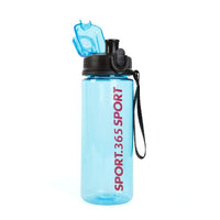 Sticlă sport – plastic transparent – 600 ml – 3 culori