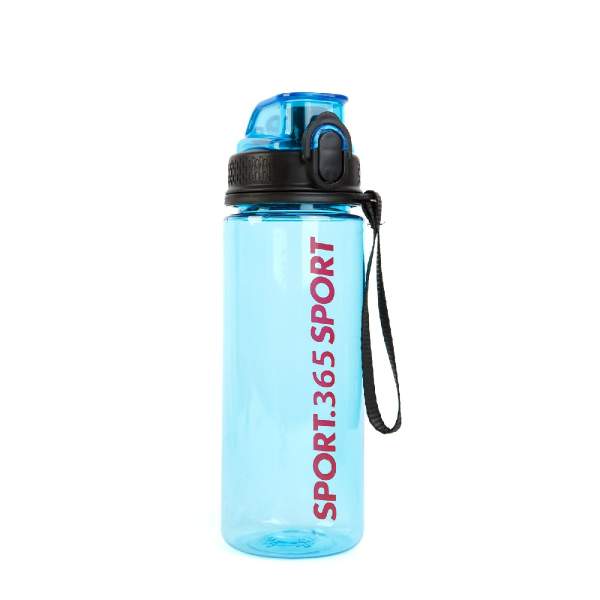 Sticlă sport – plastic transparent – 600 ml – 3 culori