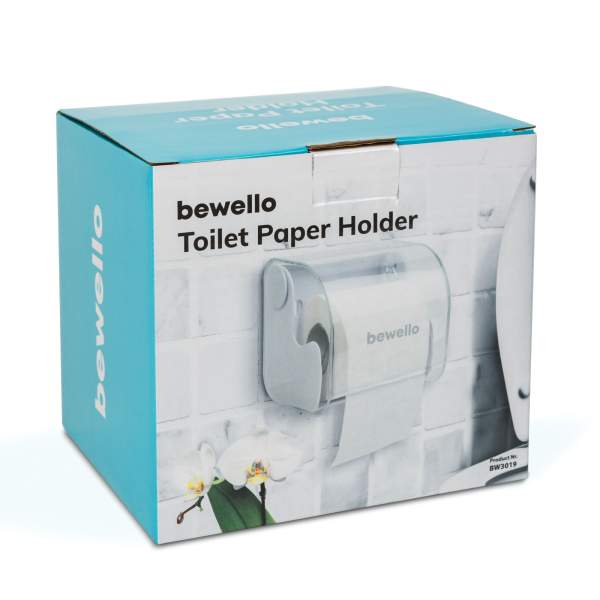 Suport hartie igienică - alb - 145 x 130 x 123 mm - alb