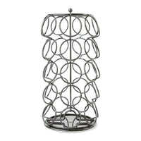 Suport metalic pentru capsule de cafea – 35 capsule Dolce Gusto – 165 x 165 x 320 mm – negru