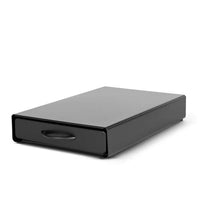 Suport metalic pentru capsule de cafea - pentru 50 capsule Nespresso - 365 x 214 x 60 mm - negru mat