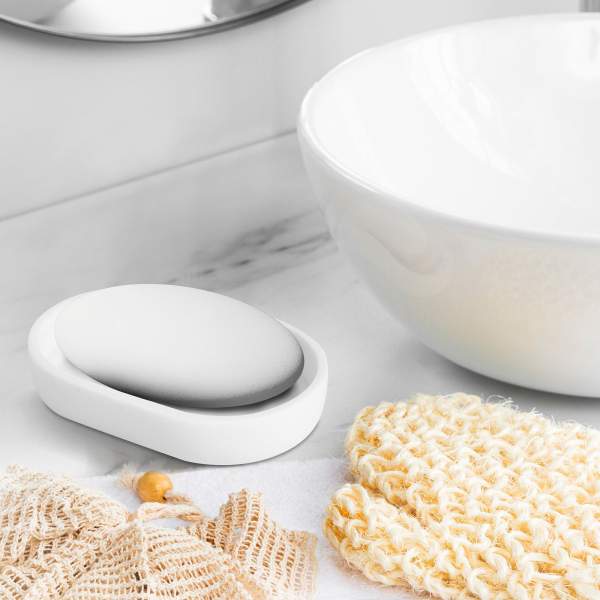 Suport pentru săpun - alb mat
